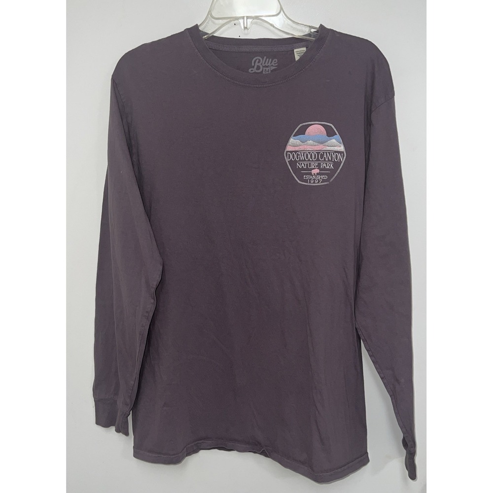 Blue 84 Dogwood Canyon Nature Park Long Sleeve T Shirt Mens Size Medium